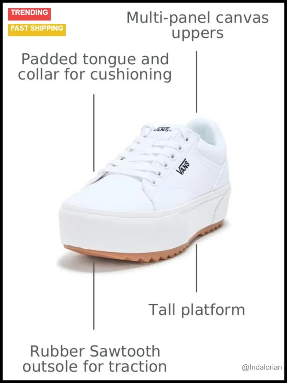 Vans Seldan Platform Sneakers Women's Low Top Canvas Lace Up Retro Tennis
